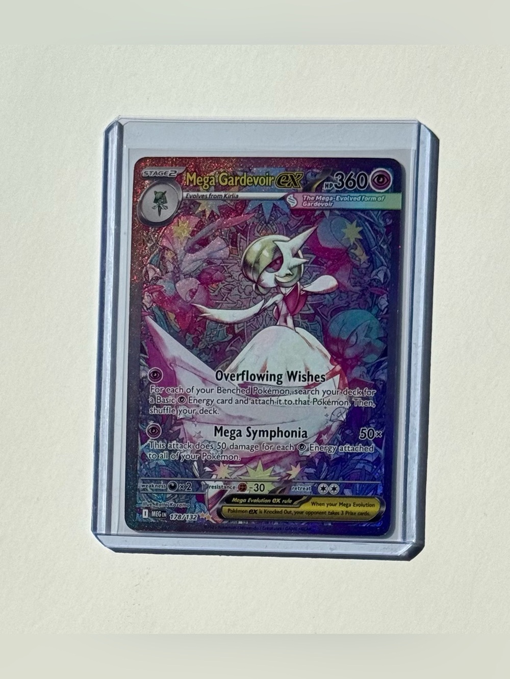 Mega Gardevoir EX 178 Mega Evolution Special Illustration Rare Pokemon Fan Art